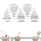 10Pcs Wall mounted Nail Polish Triangular Nail Polish Racks 5-tier Display Racks
